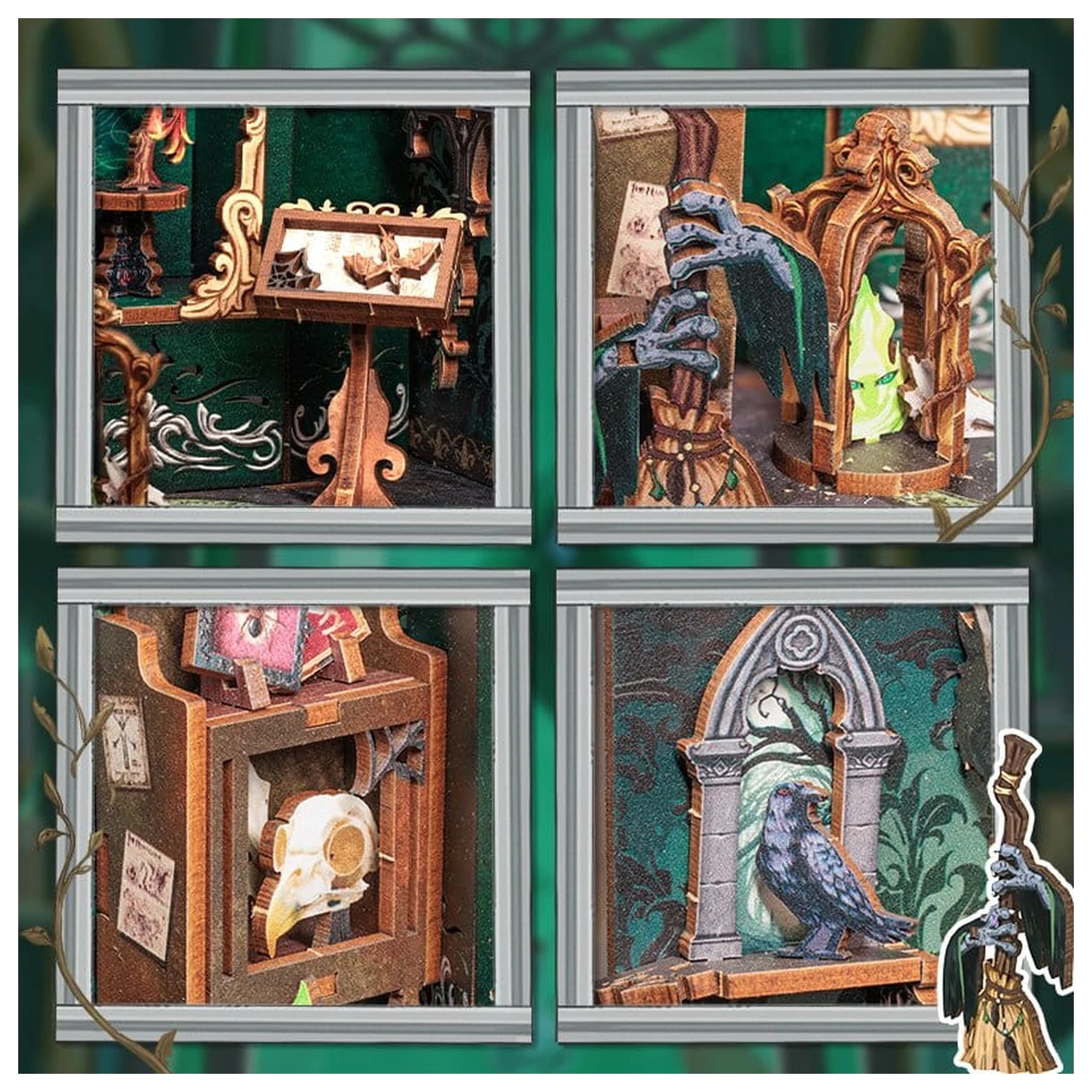 Book Nook The Darkness Herbarium 17 x 12 cm zdjęcie produktu