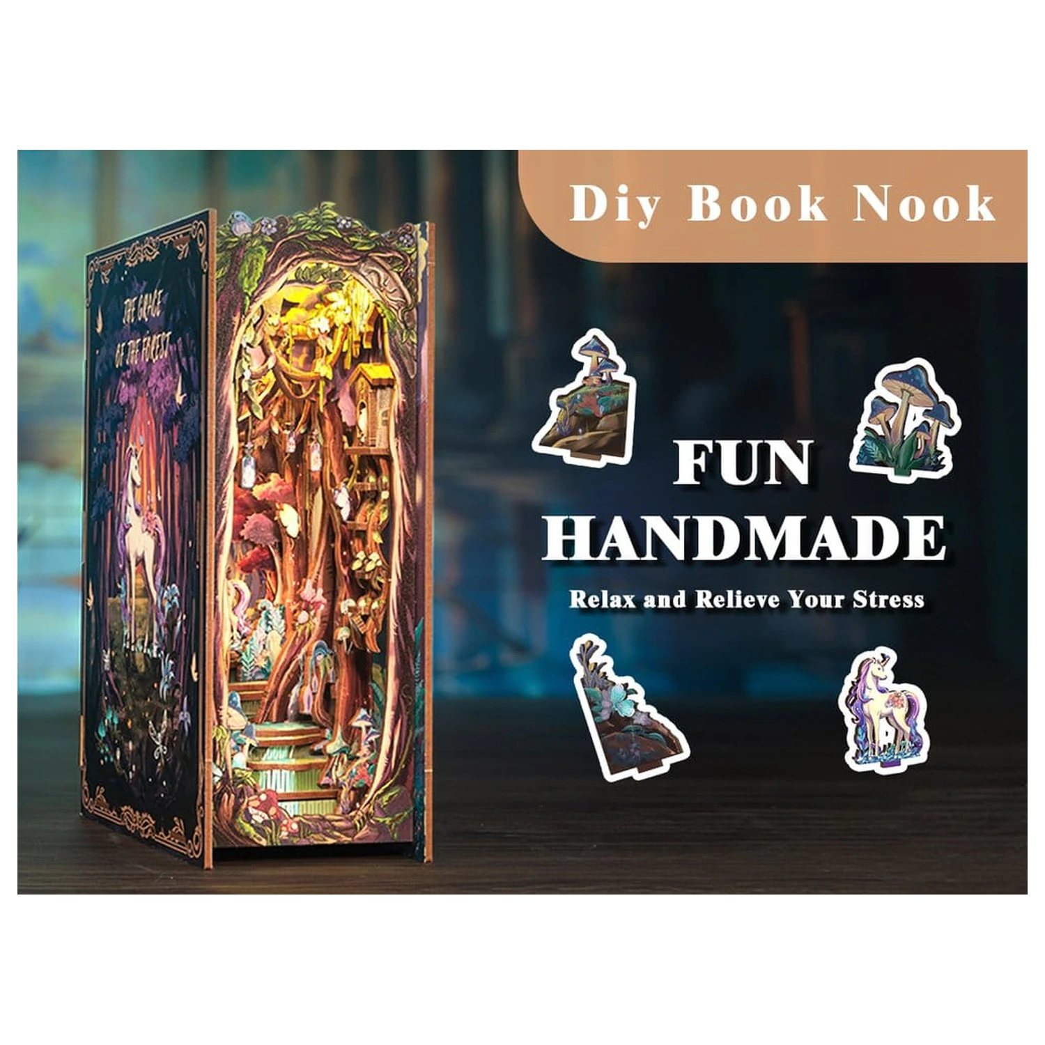 Book Nook The Grace of Forest 22 x 8 cm zdjęcie produktu