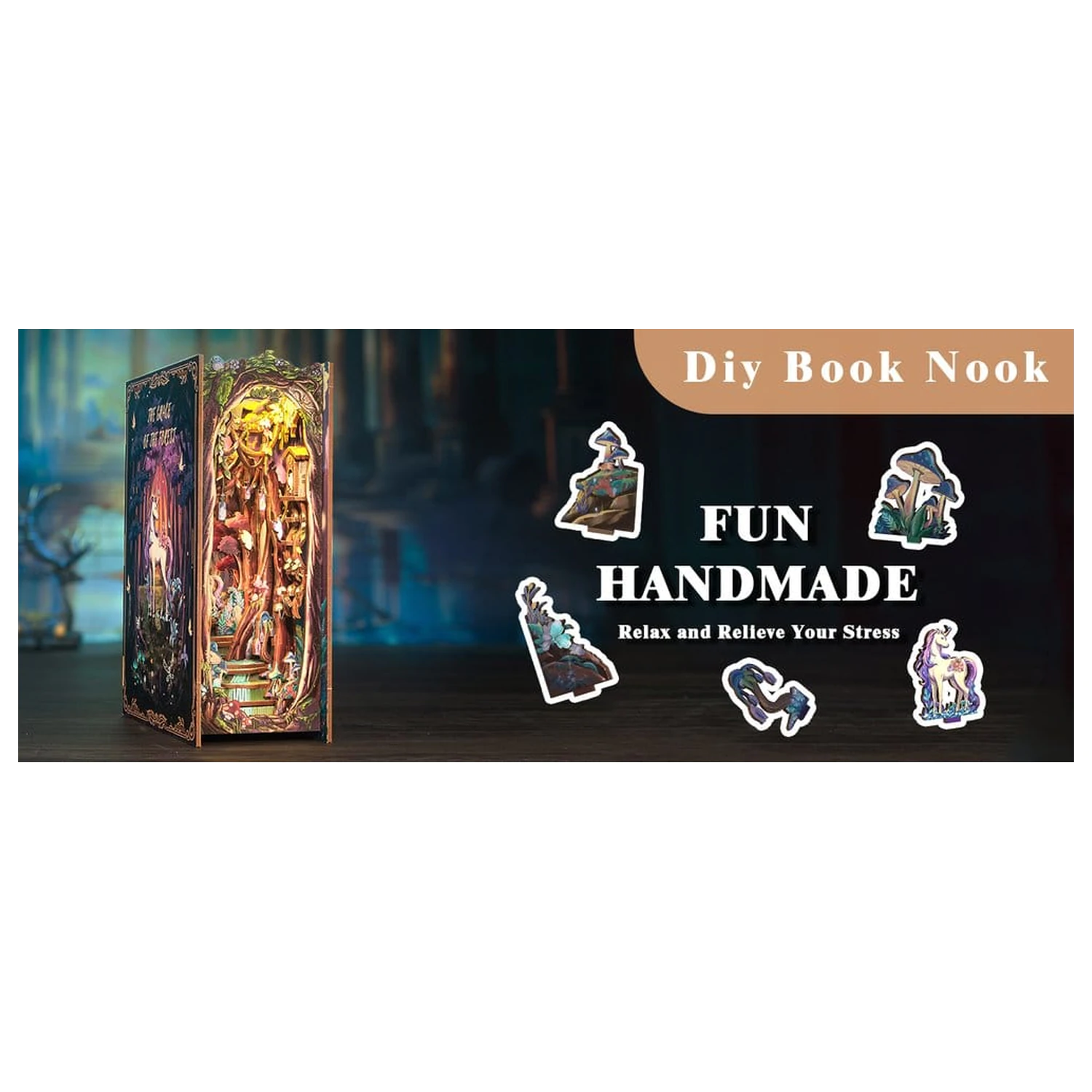 Book Nook The Grace of Forest 22 x 8 cm zdjęcie produktu