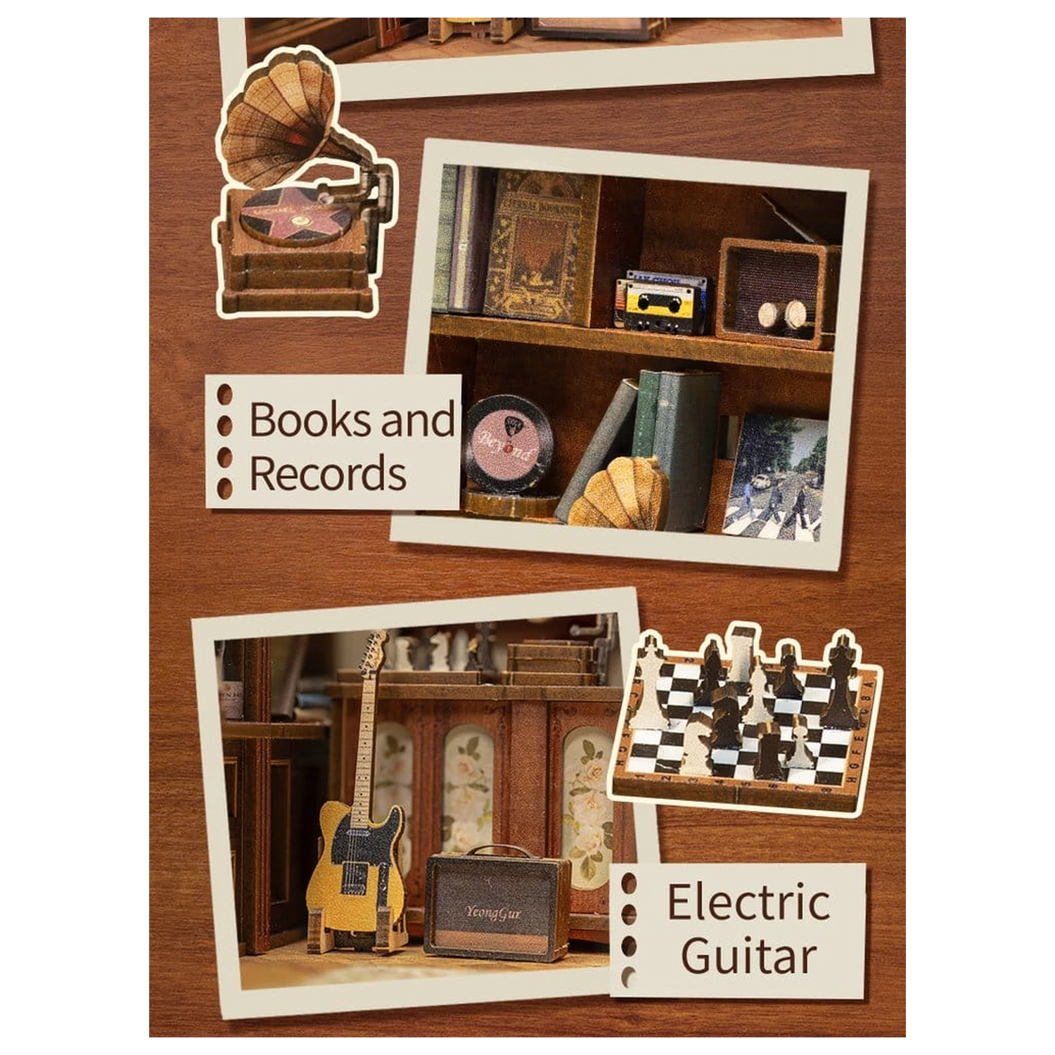 Book Nook The Secret Rhythm 23 x 11 cm zdjęcie produktu