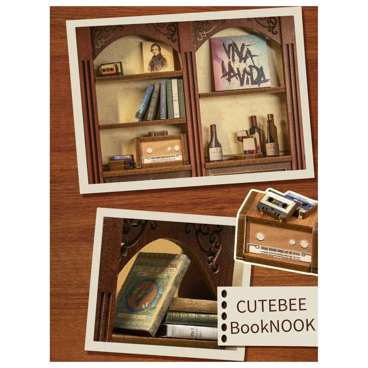 Book Nook The Secret Rhythm 23 x 11 cm zdjęcie produktu