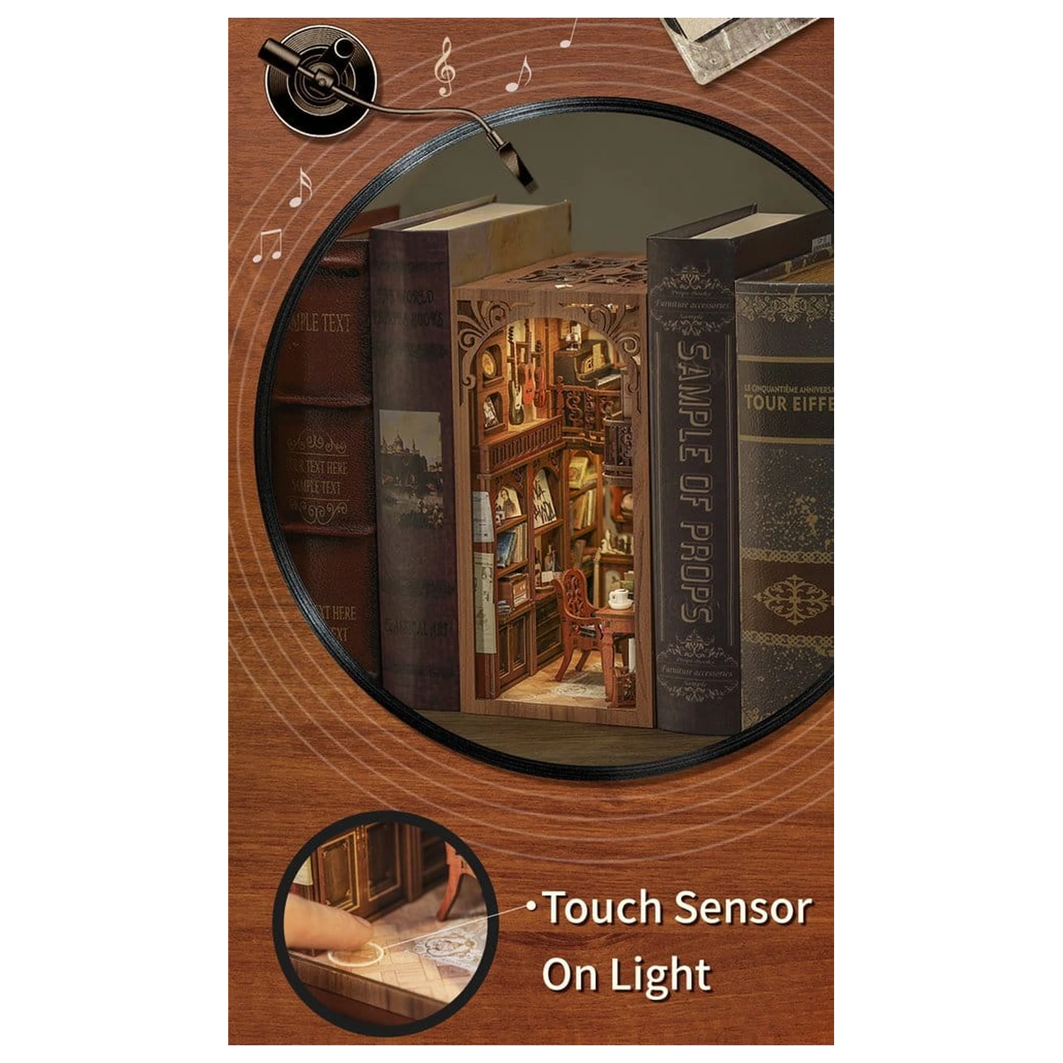 Book Nook The Secret Rhythm 23 x 11 cm zdjęcie produktu