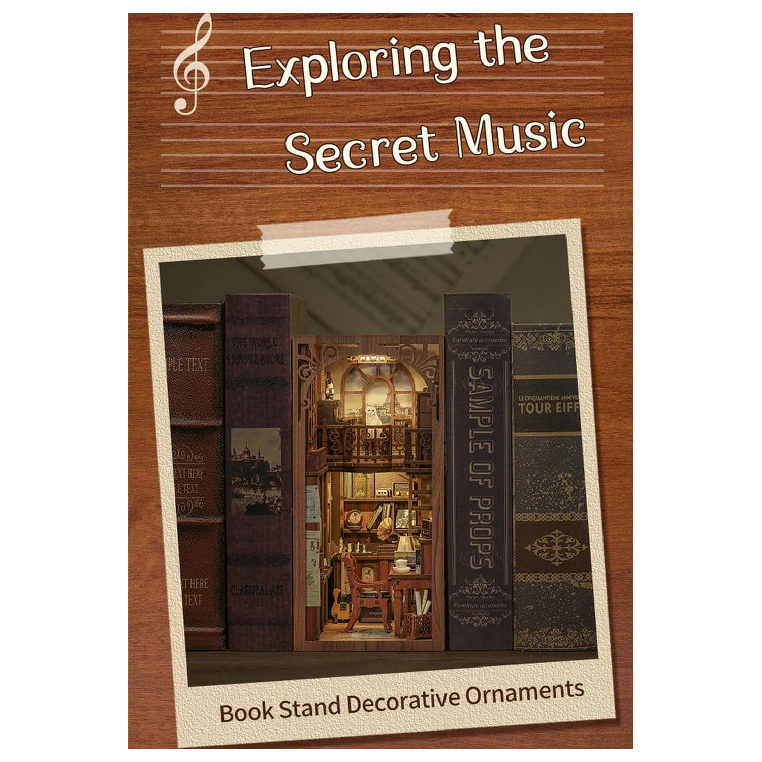Book Nook The Secret Rhythm 23 x 11 cm zdjęcie produktu