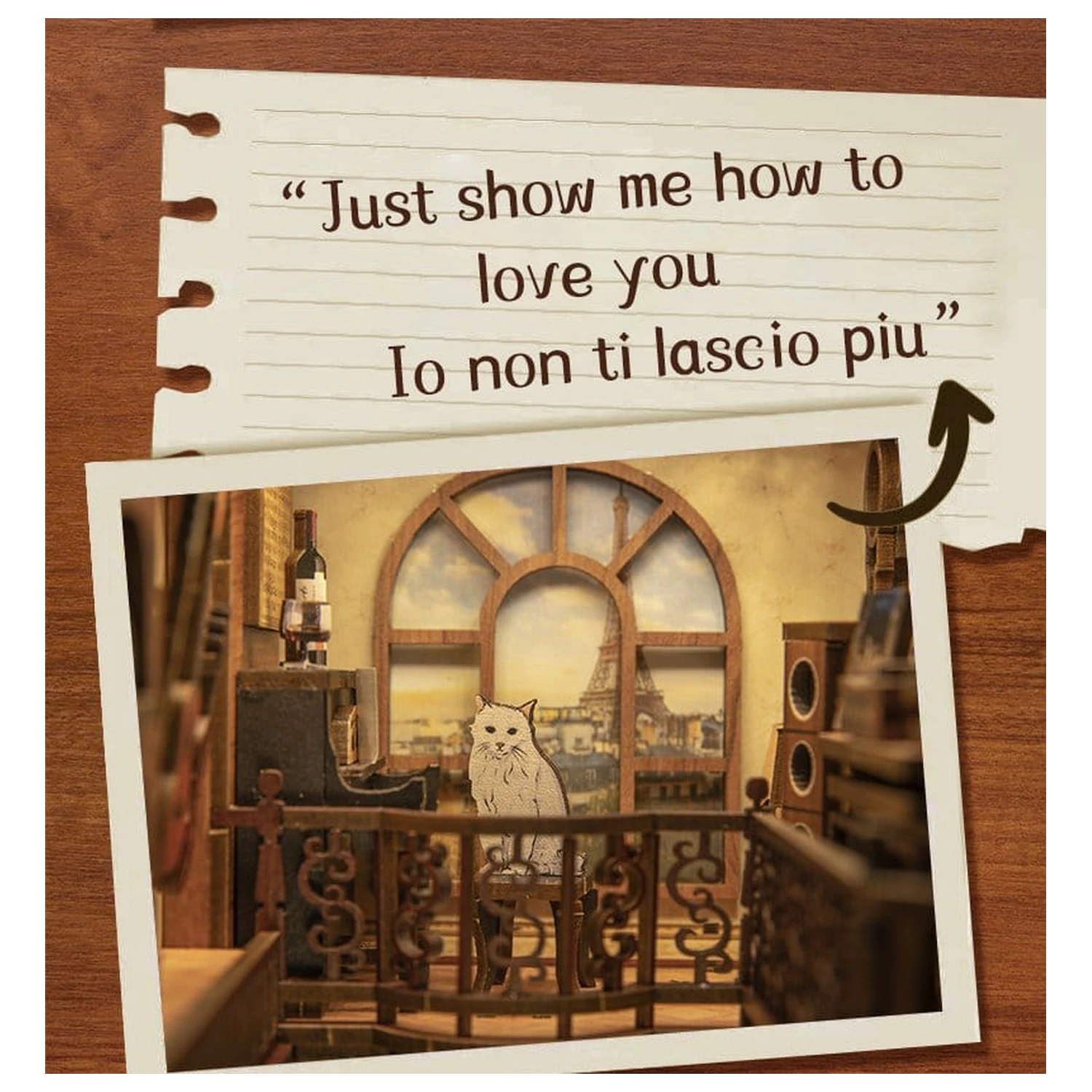 Book Nook The Secret Rhythm 23 x 11 cm zdjęcie produktu