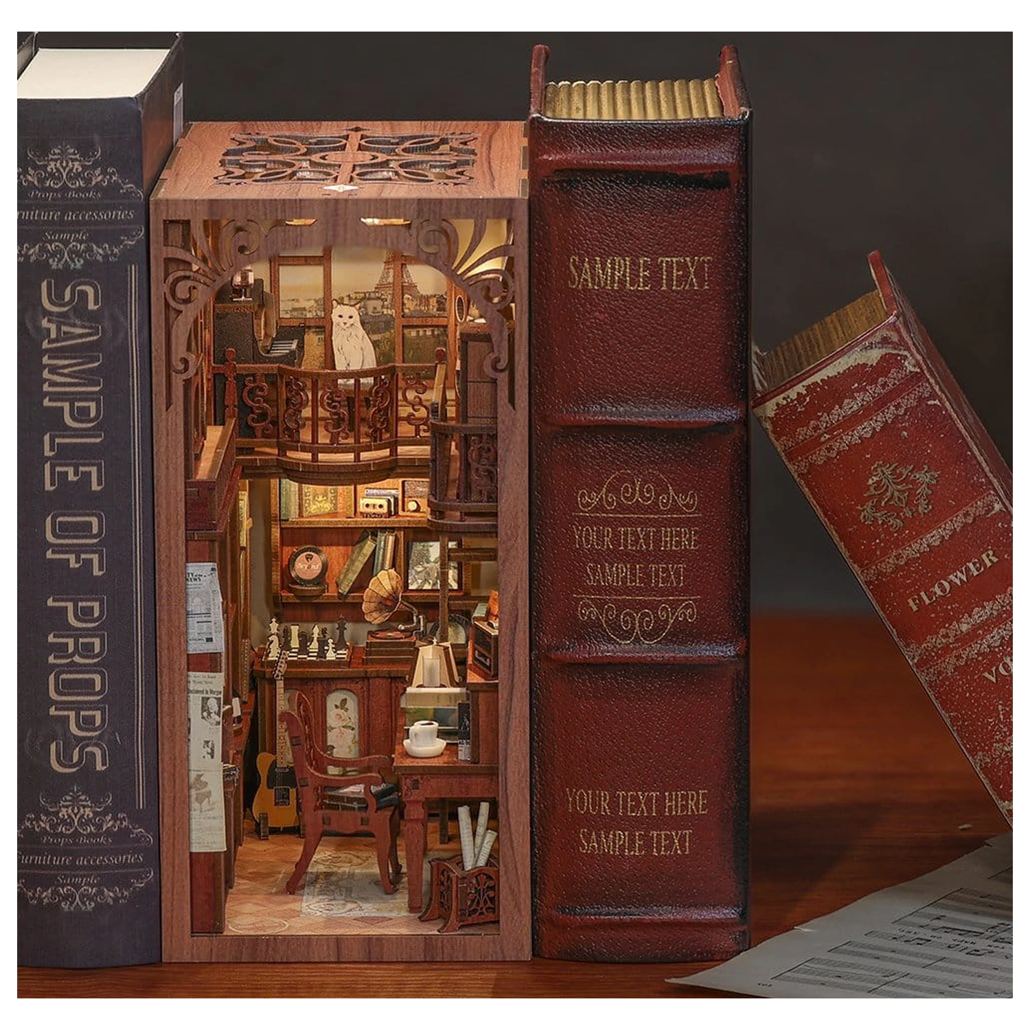 Book Nook The Secret Rhythm 23 x 11 cm zdjęcie produktu