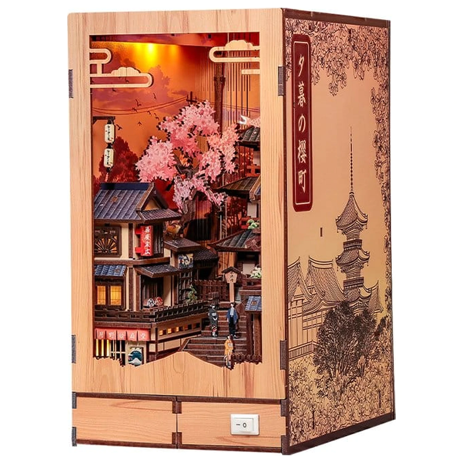 Book Nook Zmierzch Sakura Path 23 x 12 cm zdjęcie produktu