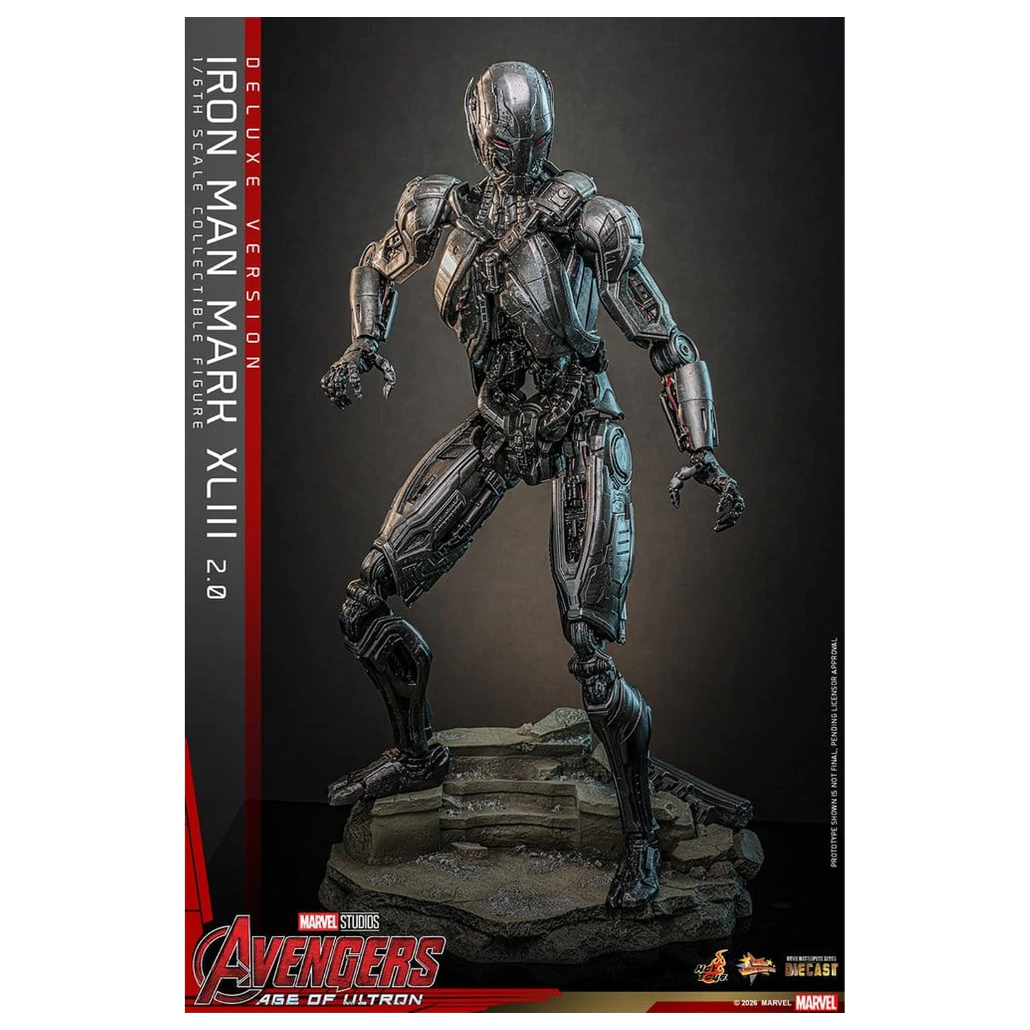 Avengers: Czas Ultrona Movie Masterpiece Diecast Figurka Akcji 1/6 Iron Man Mark XLIII (2.0) (Wersja Deluxe) 32 cm zdjęcie produktu
