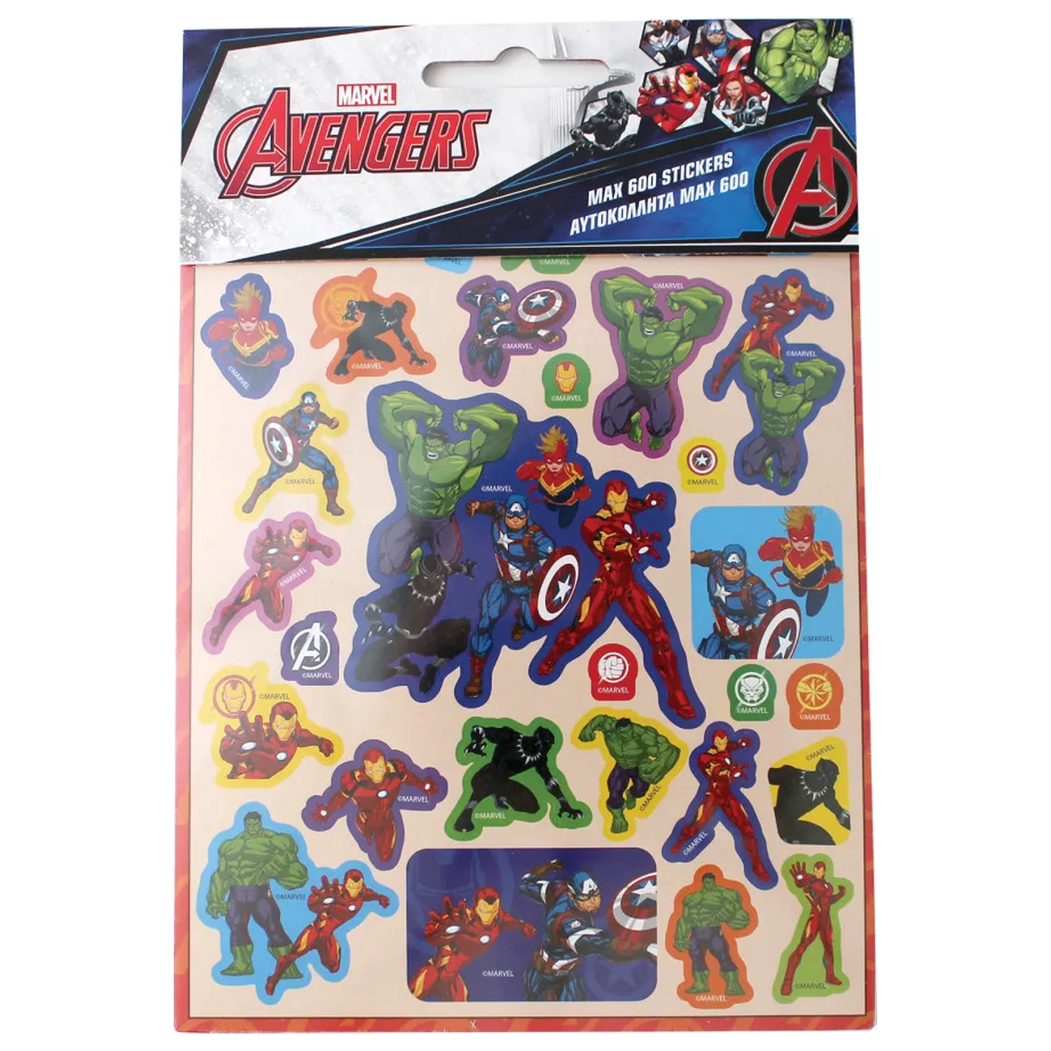 Avengers Best Team zestaw naklejek 600-elementowy zdjęcie produktu