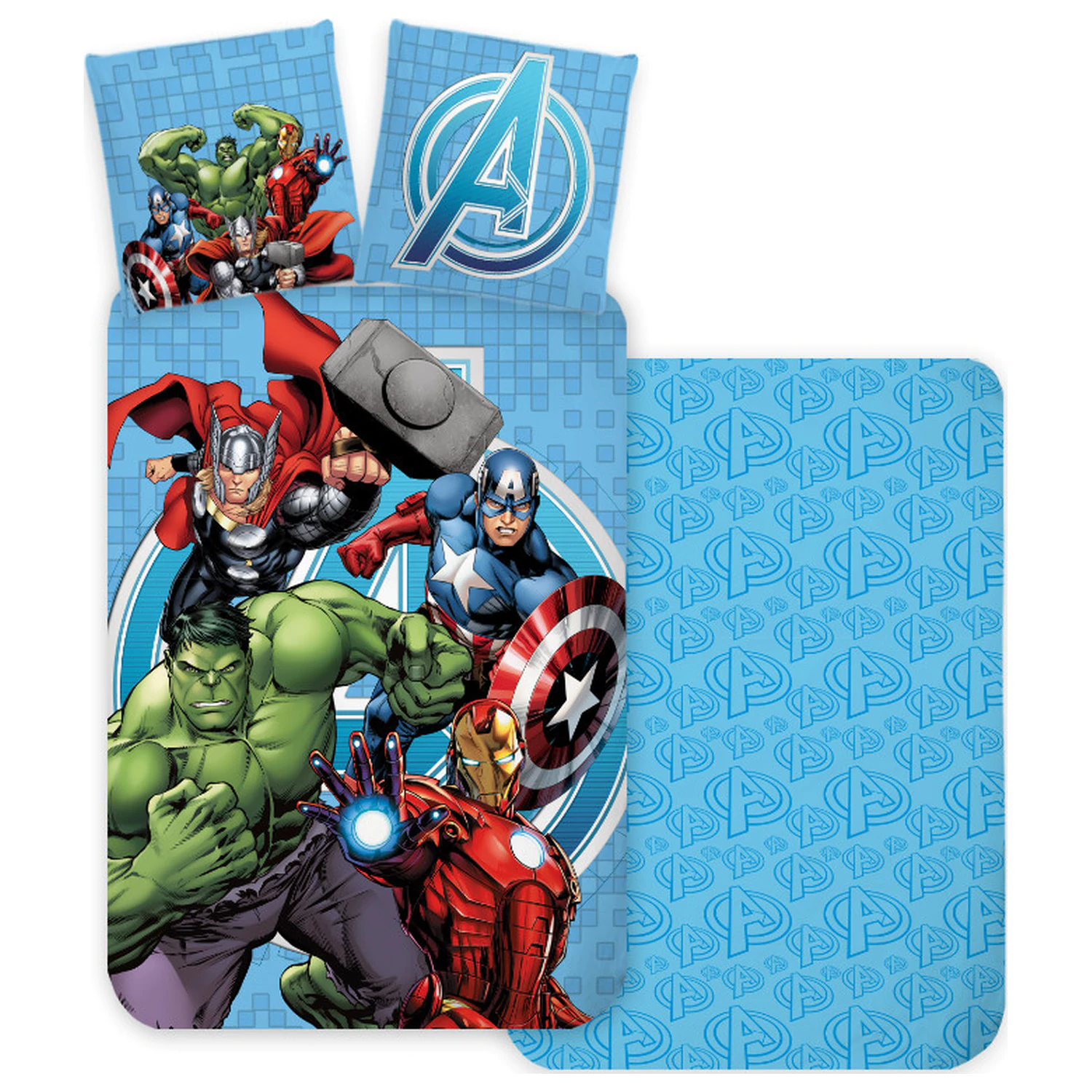 Avengers Blue Kids' przedszkolna poszwa na kołdrę zdjęcie produktu