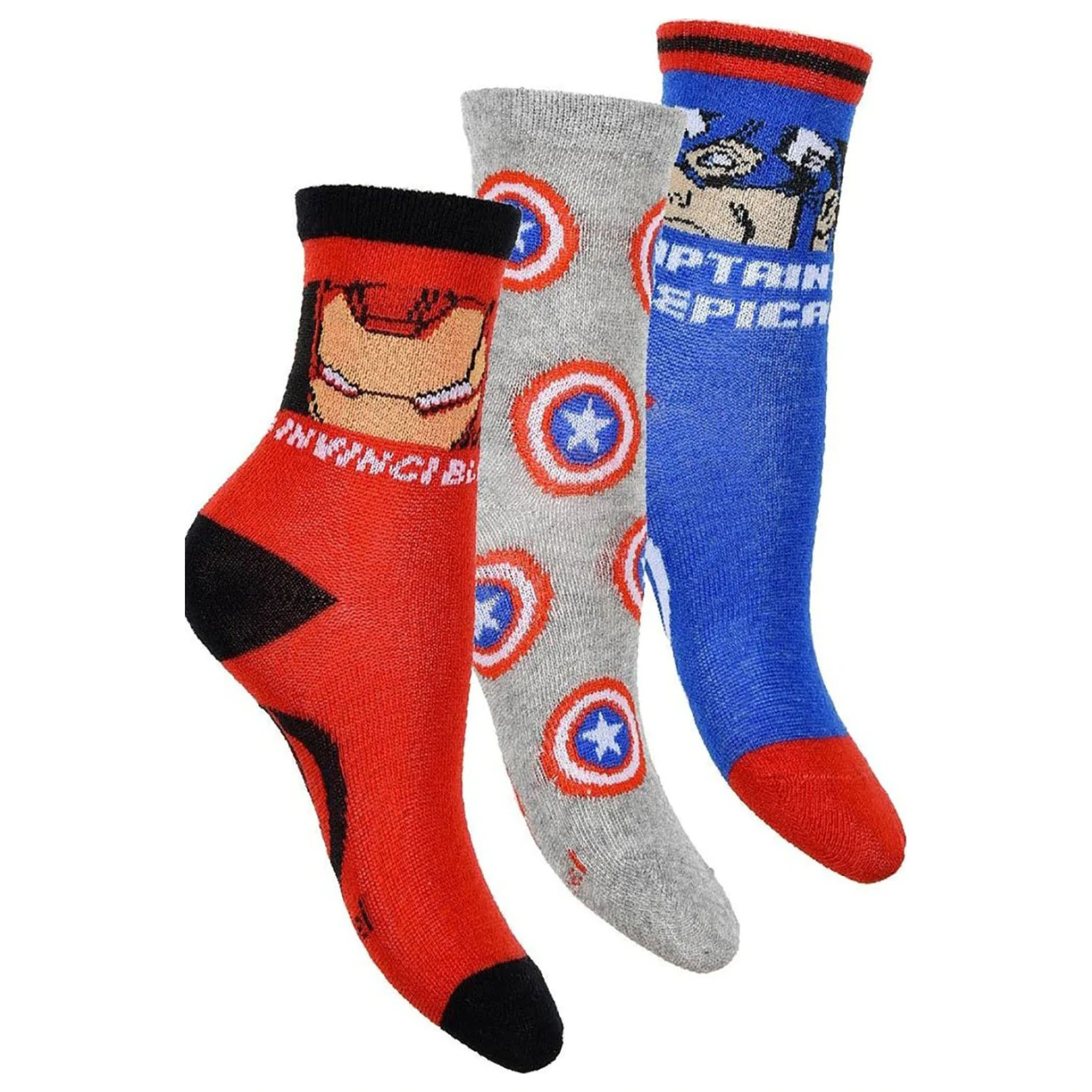 Skarpetki dziecięce Avengers Iron Man 23/26 zdjęcie produktu