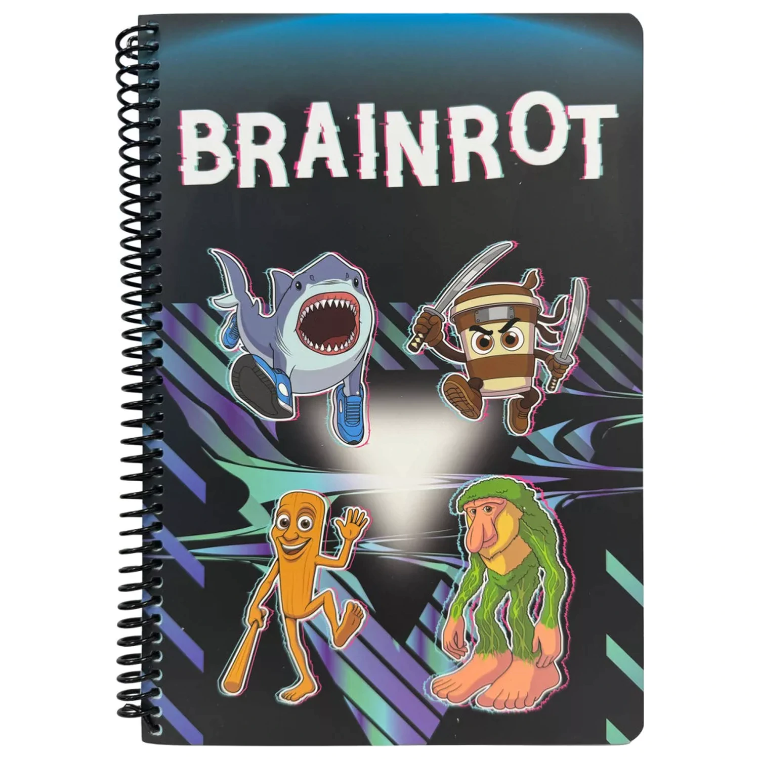 Brainrot Dark B/5 zeszyt w linie w spirali, 70 kartek zdjęcie produktu