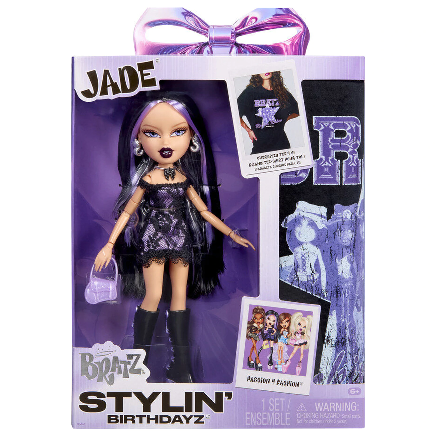Lalka Bratz Stylin Birthday Jade + koszulka zdjęcie produktu