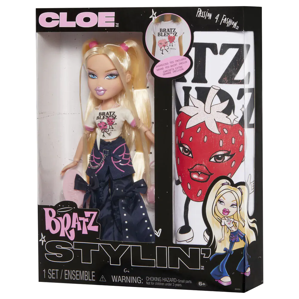 Lalka Bratz Stylin Cloe + koszulka zdjęcie produktu
