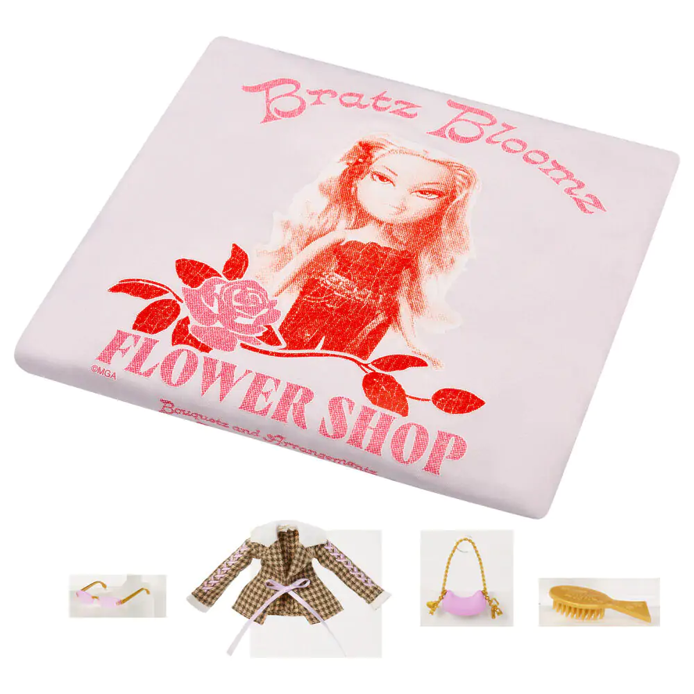 Lalka Bratz Stylin Yasmin + koszulka zdjęcie produktu