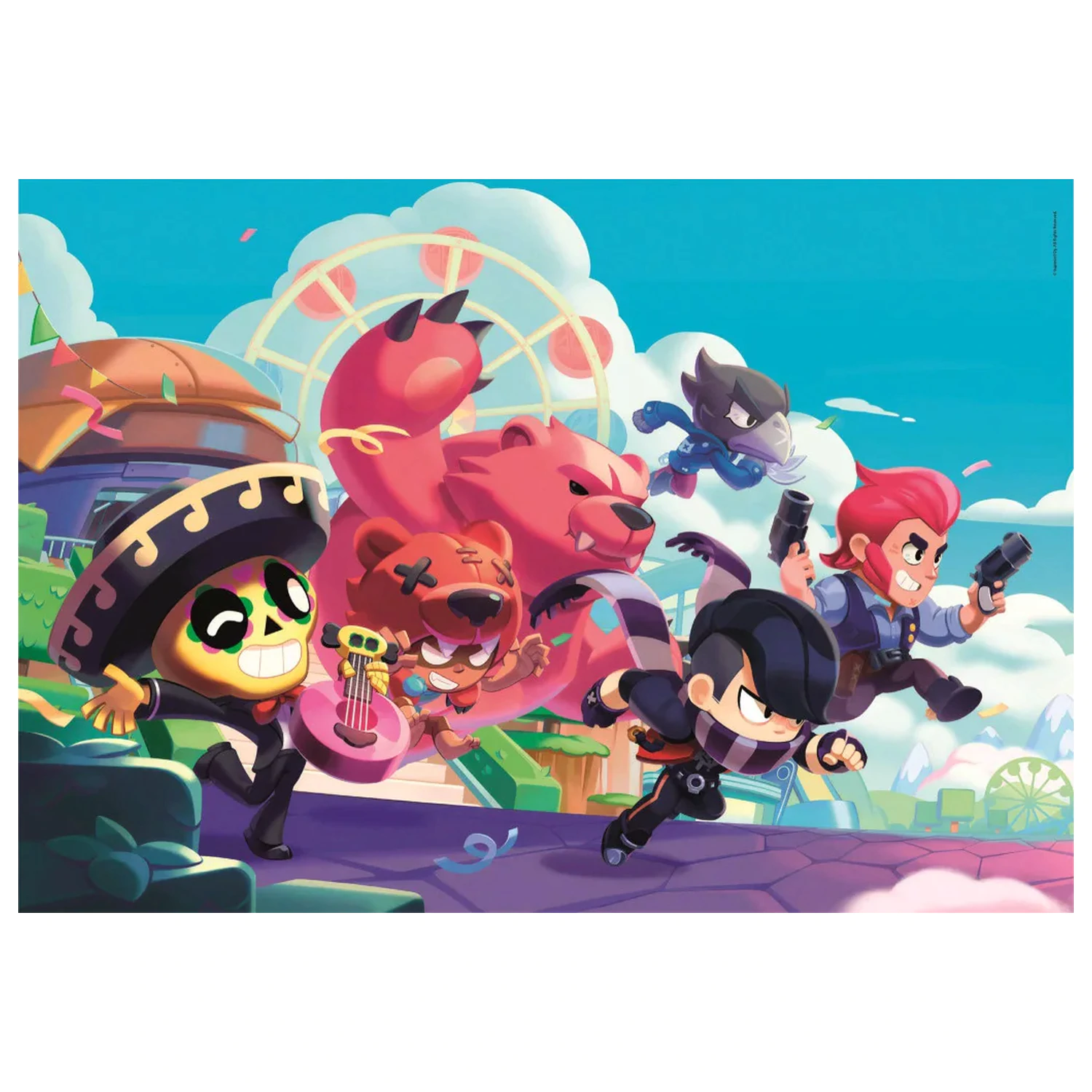 Brawl Stars Battle Rush 180-częściowe puzzle zdjęcie produktu