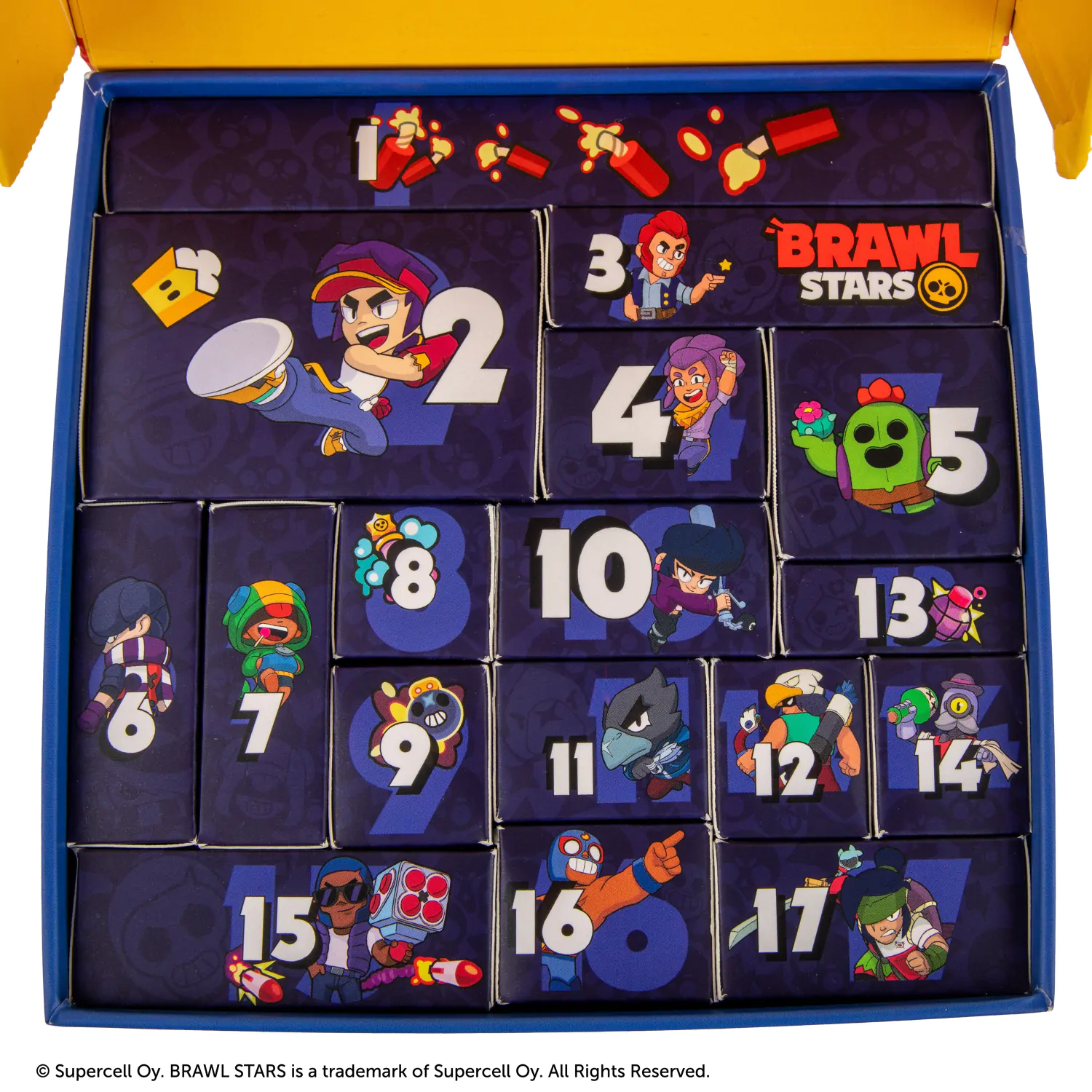 Brawl Stars Mega Box Kalendarz Adwentowy Nowa Edycja 2026 zdjęcie produktu
