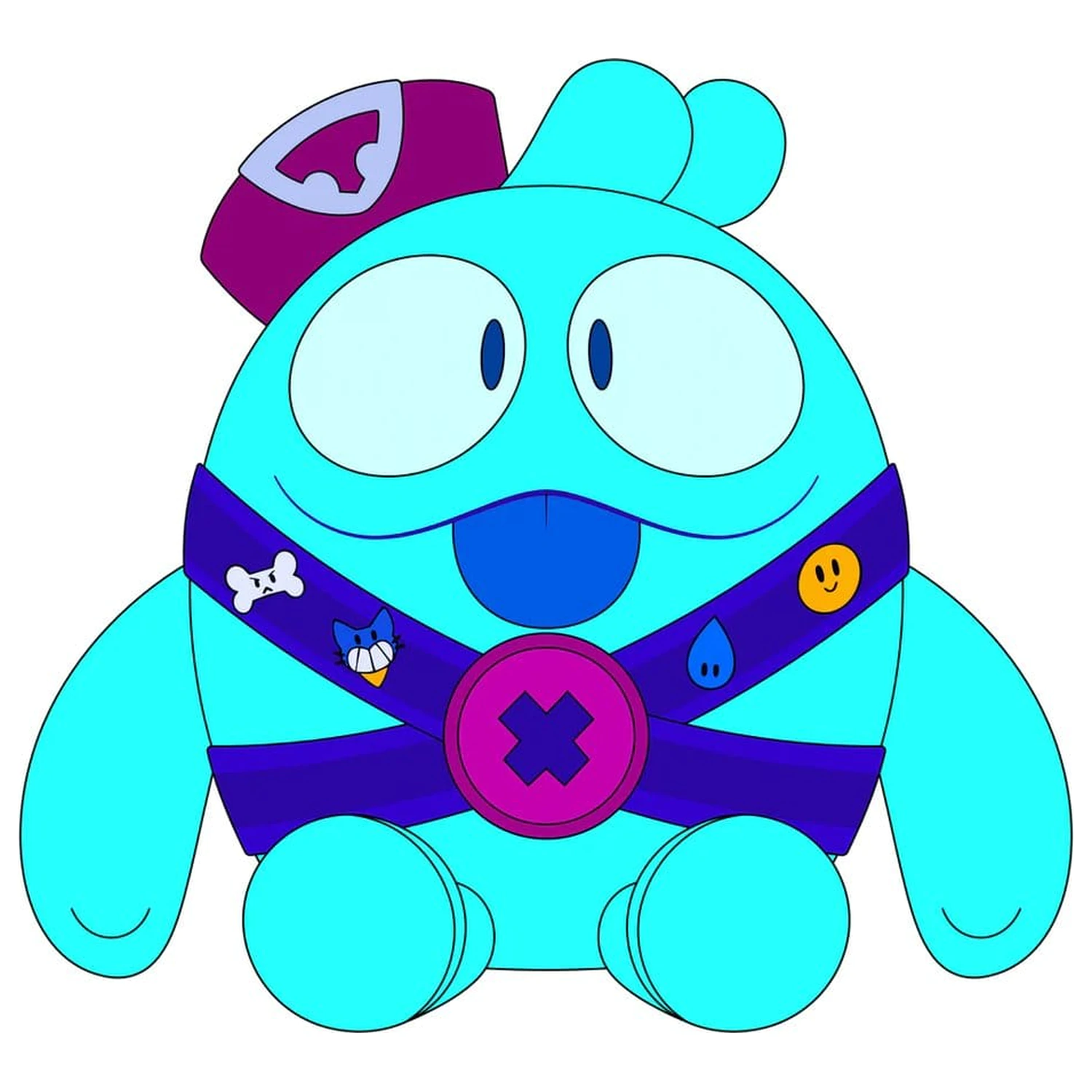 Brawl Stars Pluszowa figurka Squeak 22 cm zdjęcie produktu