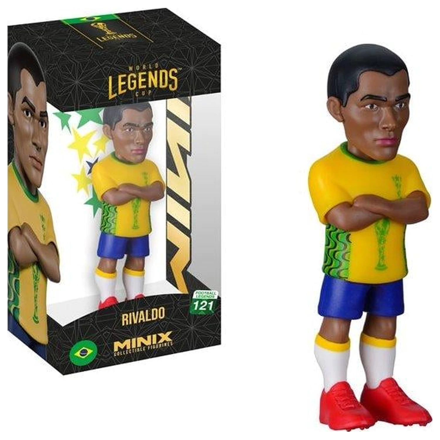 BRAZYLIA Rivaldo Figurka Minix World Legends Cup 12cm zdjęcie produktu