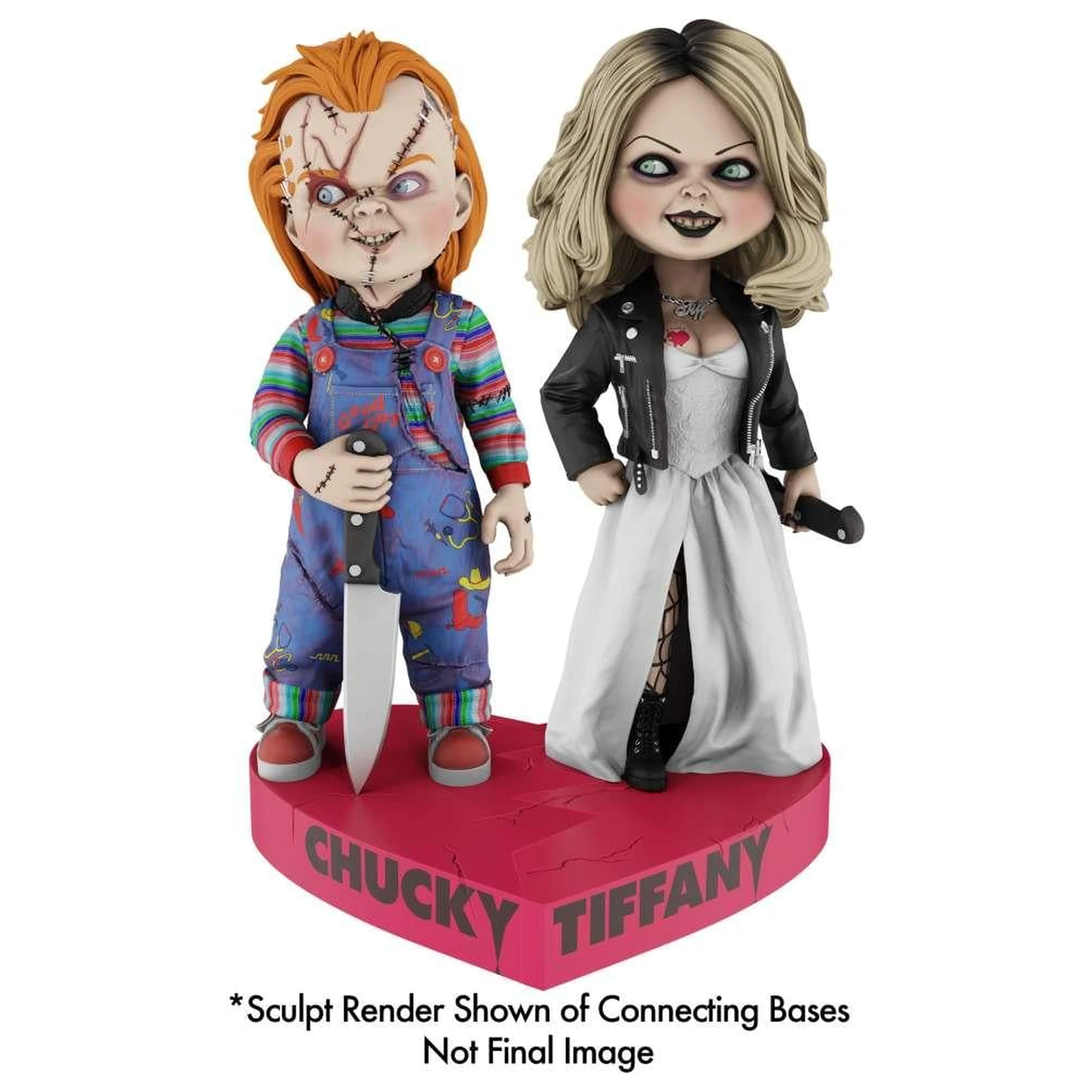 Bride of Chucky Tiffany Heart Connect Headknocker 17 cm zdjęcie produktu