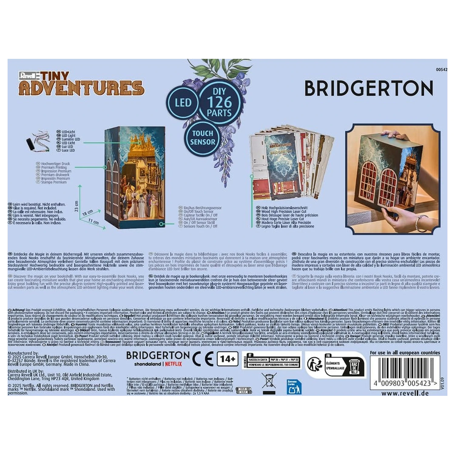 Bridgerton Tiny Adventures Book Nook Mini Diorama The Duke and I 18 cm zdjęcie produktu