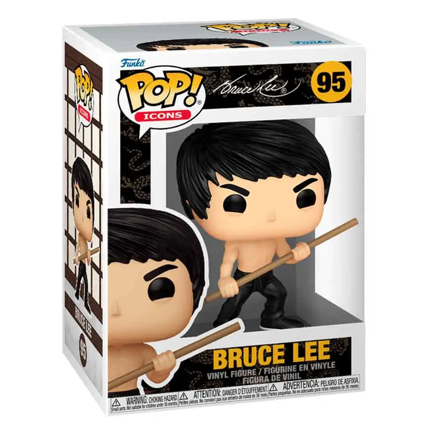 Bruce Lee Funko POP! Icons Figurka winylowa Bruce Lee(dynamic) 9 cm zdjęcie produktu