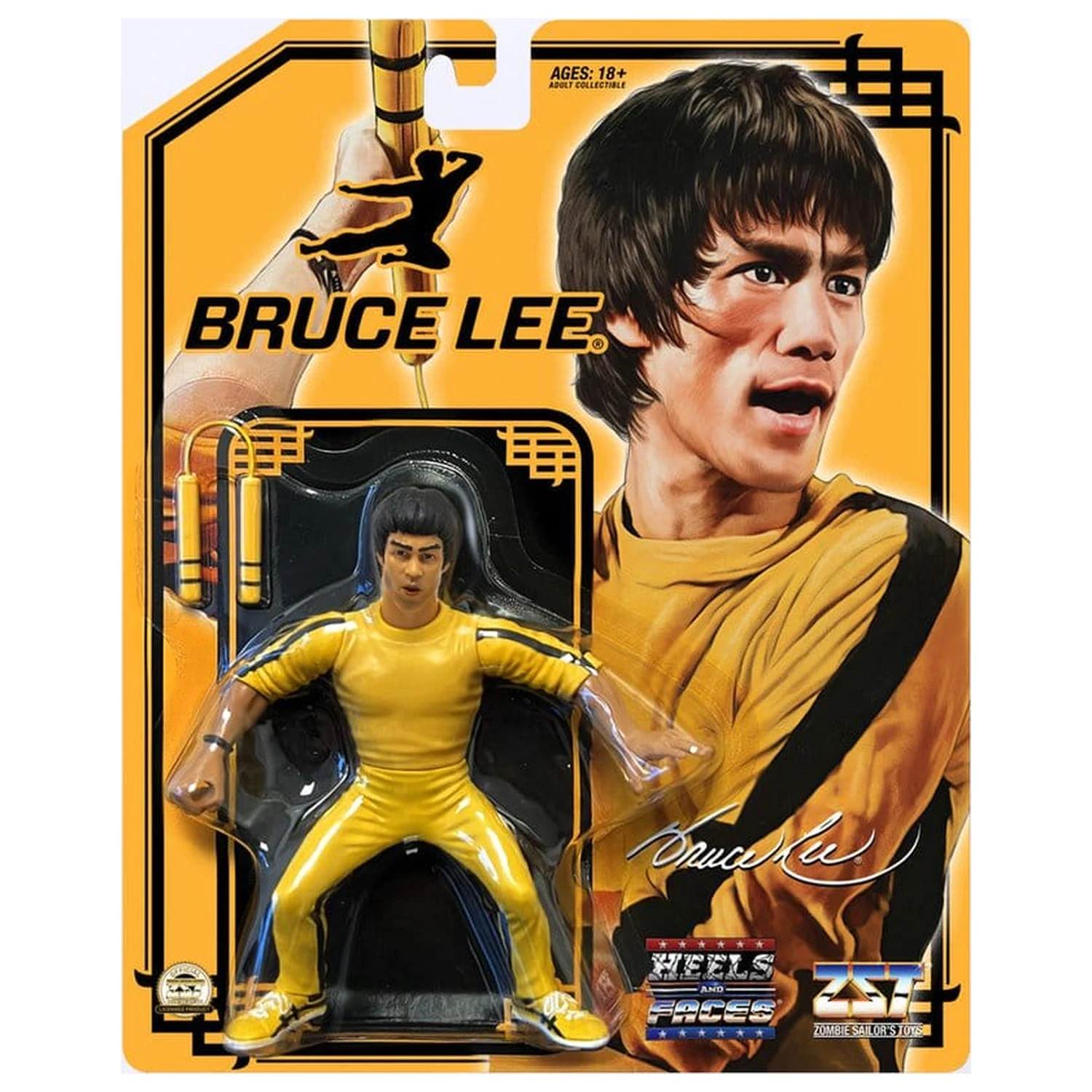 Bruce Lee Zombie Sailor's Toys Figurka Akcji Yellow Tracksuit 11 cm zdjęcie produktu