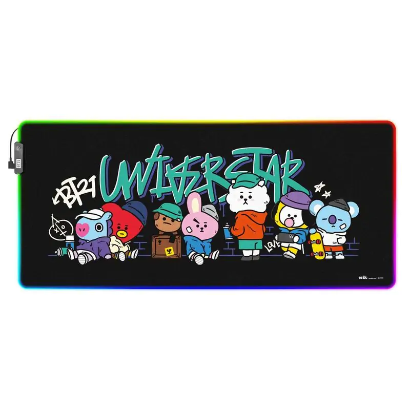 Podkładka gamingowa LED BT21 zdjęcie produktu