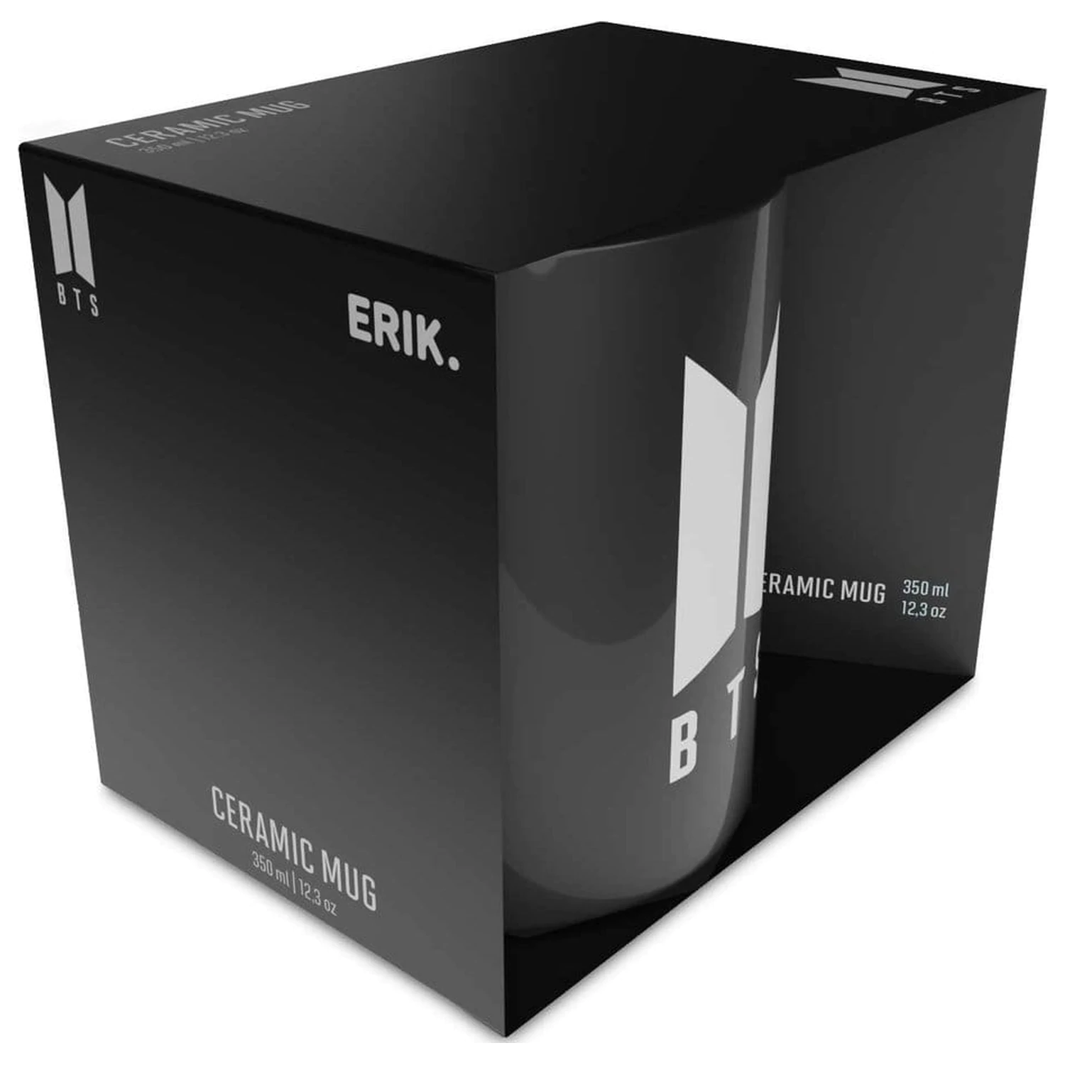 Kubek biały z logo BTS 350 ml zdjęcie produktu