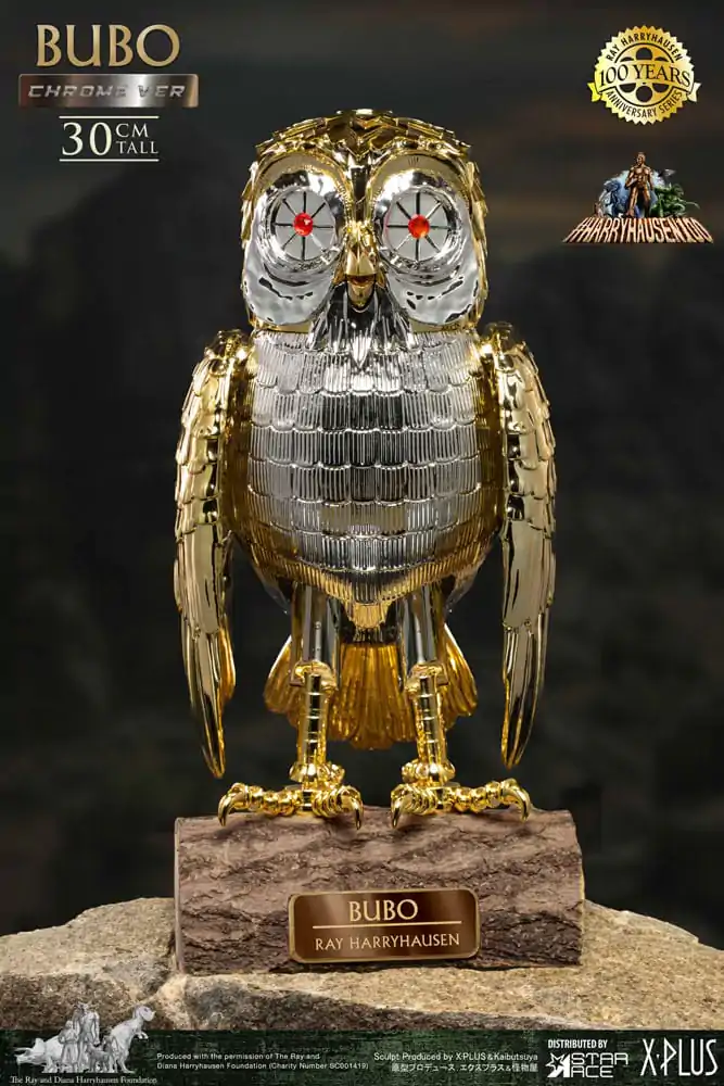 Bubo the Mechanical Owl Soft Vinyl Statue Ray Harryhausen's Bubo Chrome Ver. Figurka z miękkiego winylu 30 cm zdjęcie produktu