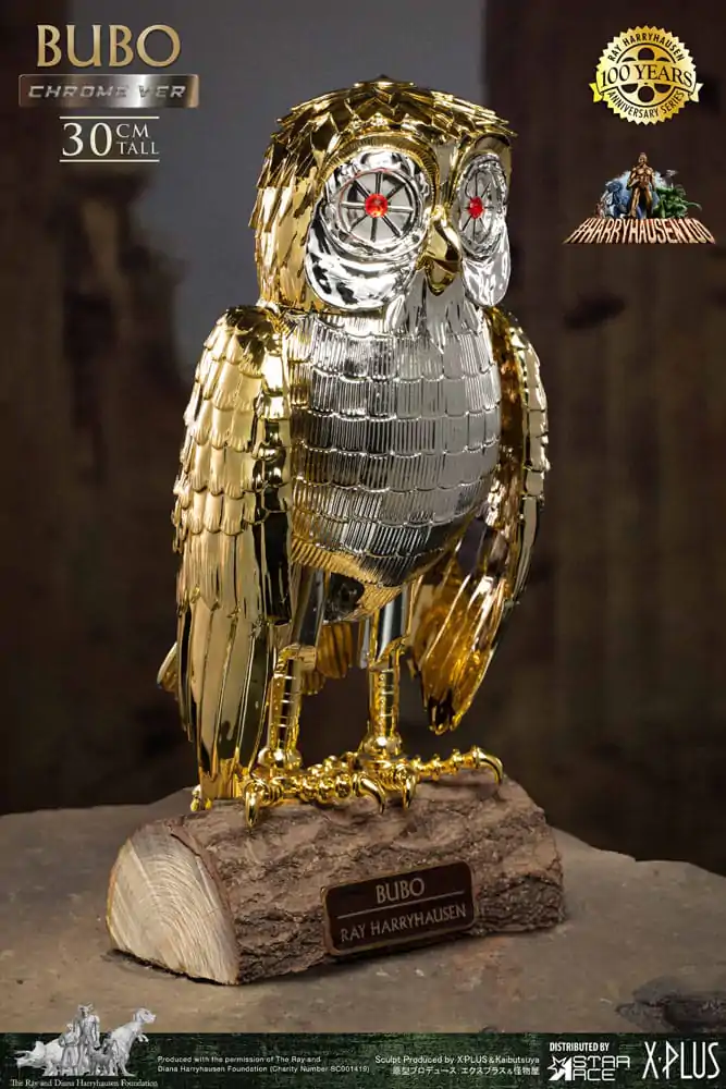 Bubo the Mechanical Owl Soft Vinyl Statue Ray Harryhausen's Bubo Chrome Ver. Figurka z miękkiego winylu 30 cm zdjęcie produktu