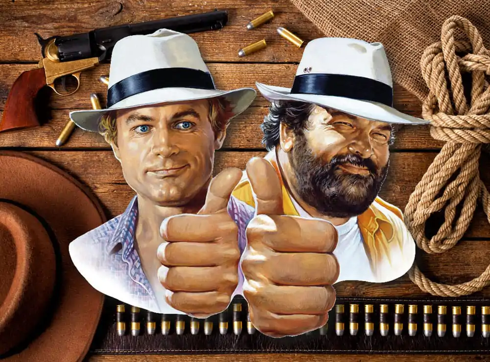 Bud Spencer & Terence Hill 3D Tabliczka Blaszana Hill + Spencer 45 x 45 cm zdjęcie produktu