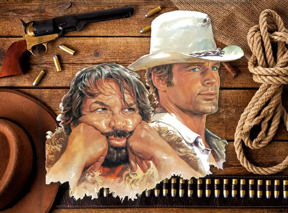 Bud Spencer & Terence Hill 3D Metalowy Znak Bud & Terence 45 x 45 cm zdjęcie produktu