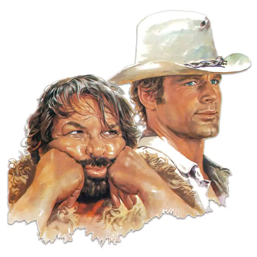 Bud Spencer & Terence Hill 3D Metalowy Znak Bud & Terence 45 x 45 cm zdjęcie produktu