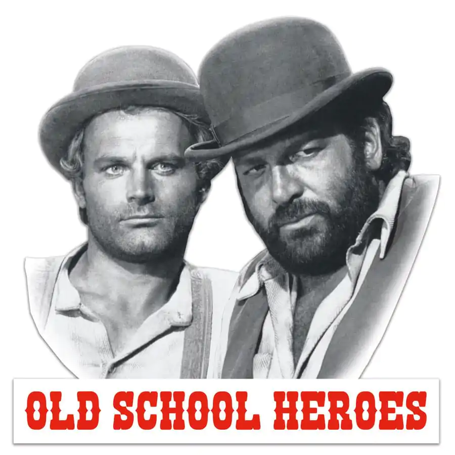 Bud Spencer & Terence Hill 3D Tablica Metalowa Old School Heroes 45 x 45 cm zdjęcie produktu