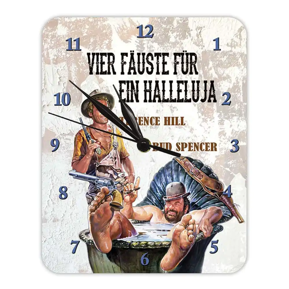 Zegar ścienny Bud Spencer & Terence Hill Vier Fäuste für ein Halleluja zdjęcie produktu