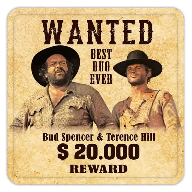 Podkładki Bud Spencer & Terence Hill Wanted 10 x 10 cm zdjęcie produktu