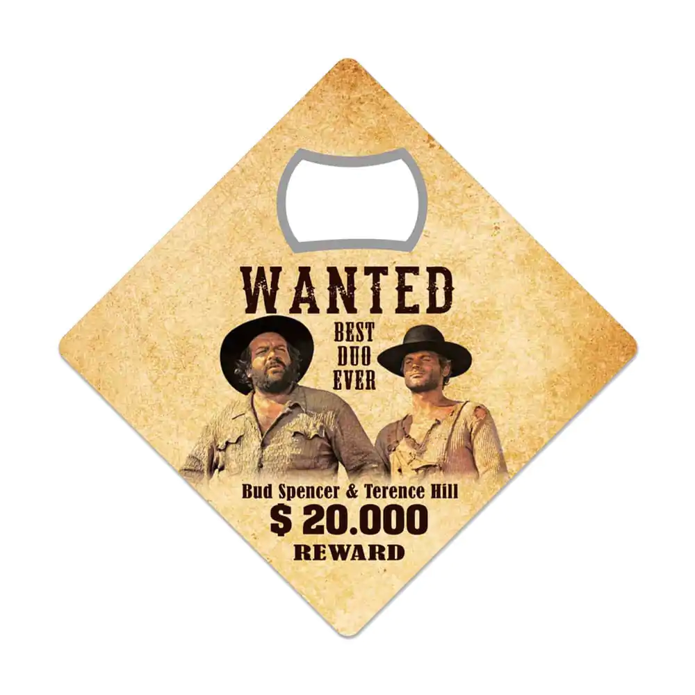 Bud Spencer & Terence Hill Otwieracz do Butelek Magnes na Lodówkę Wanted zdjęcie produktu