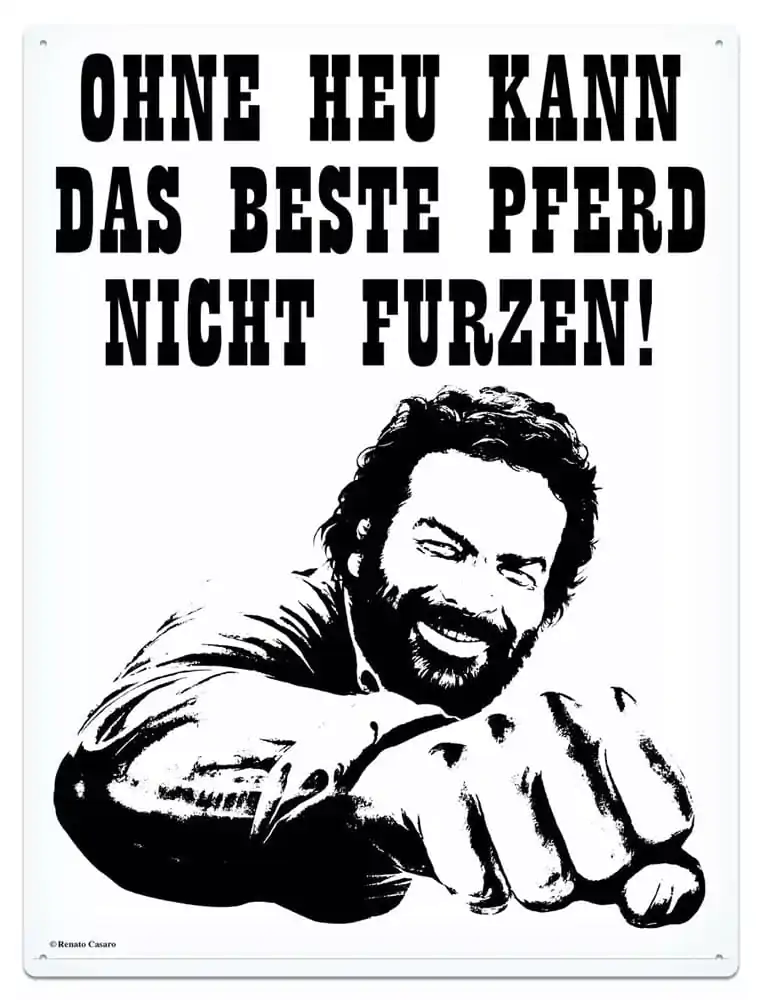 Bud Spencer Metalowy Znak Pferd Faust 30 x 40 cm zdjęcie produktu