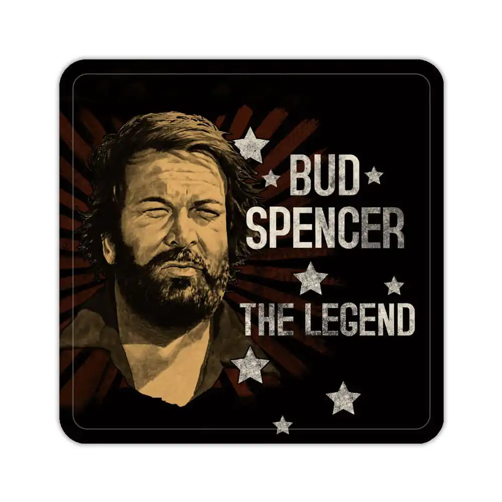 Podkładki blaszane Bud Spencer The Legend 10 x 10 cm zdjęcie produktu