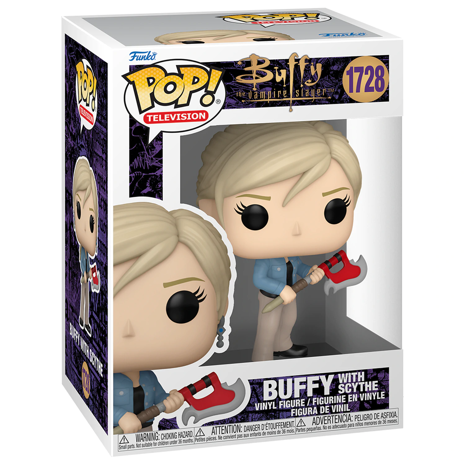 Buffy the Vampire Slayer Funko POP! TV Winyl figurka Buffy z kosą 9 cm zdjęcie produktu