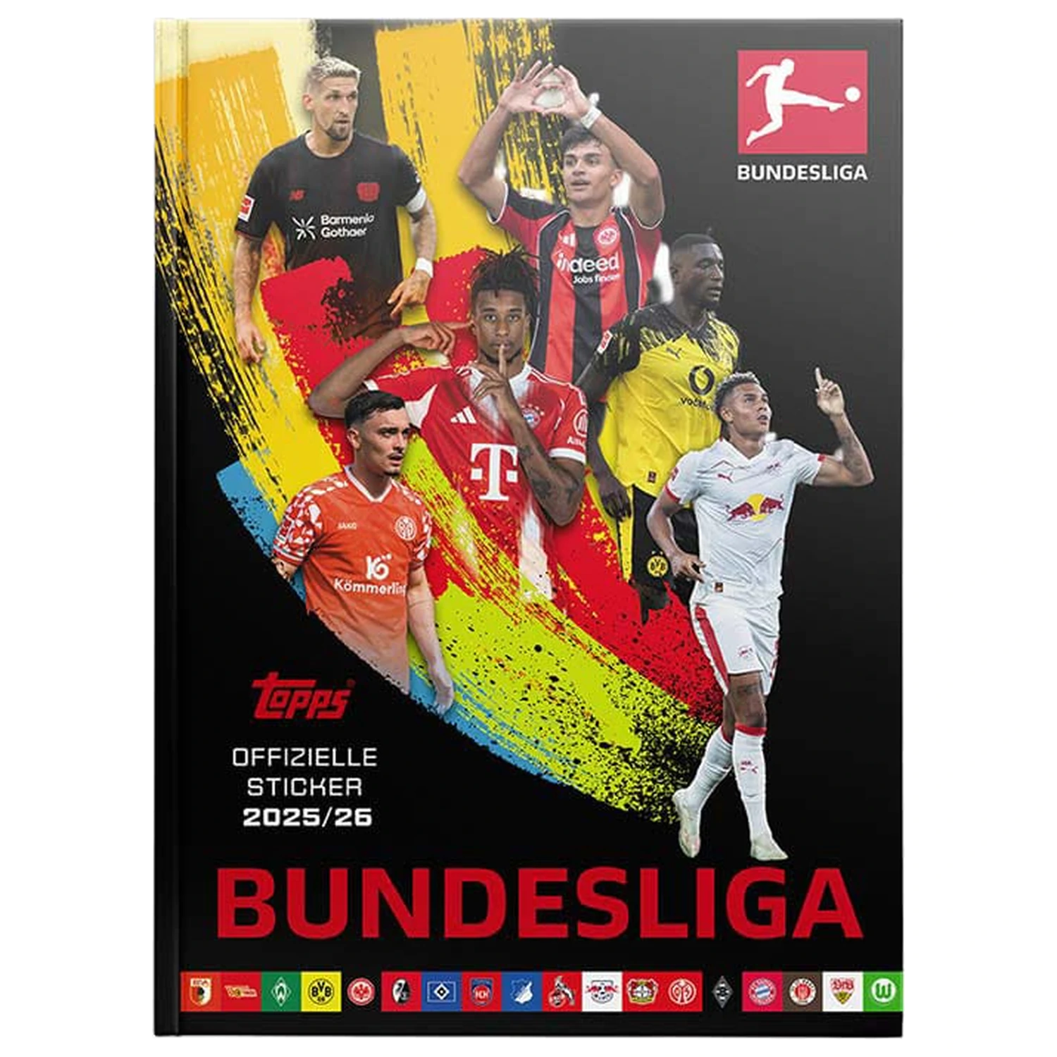 Bundesliga 2025/26 Sticker Collection Album Hardcover Wersja niemiecka zdjęcie produktu