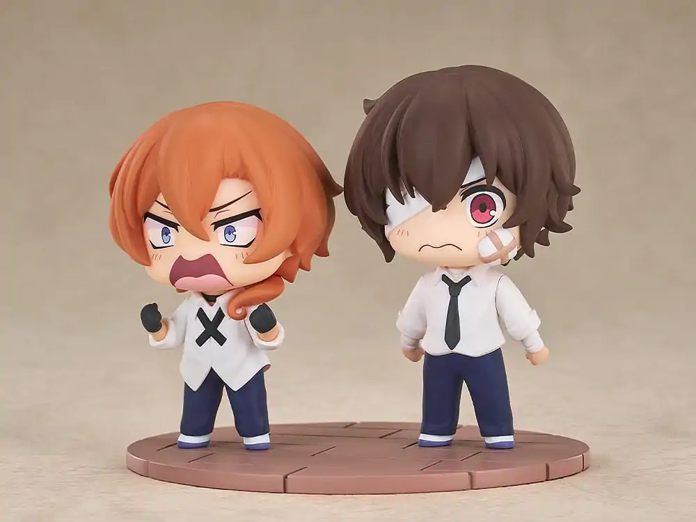 Bungo Stray Dogs Wan! Figurki Chibi Osamu Dazai & Chuya Nakahara: Fourteen-Year-Old Ver. 8 cm zdjęcie produktu