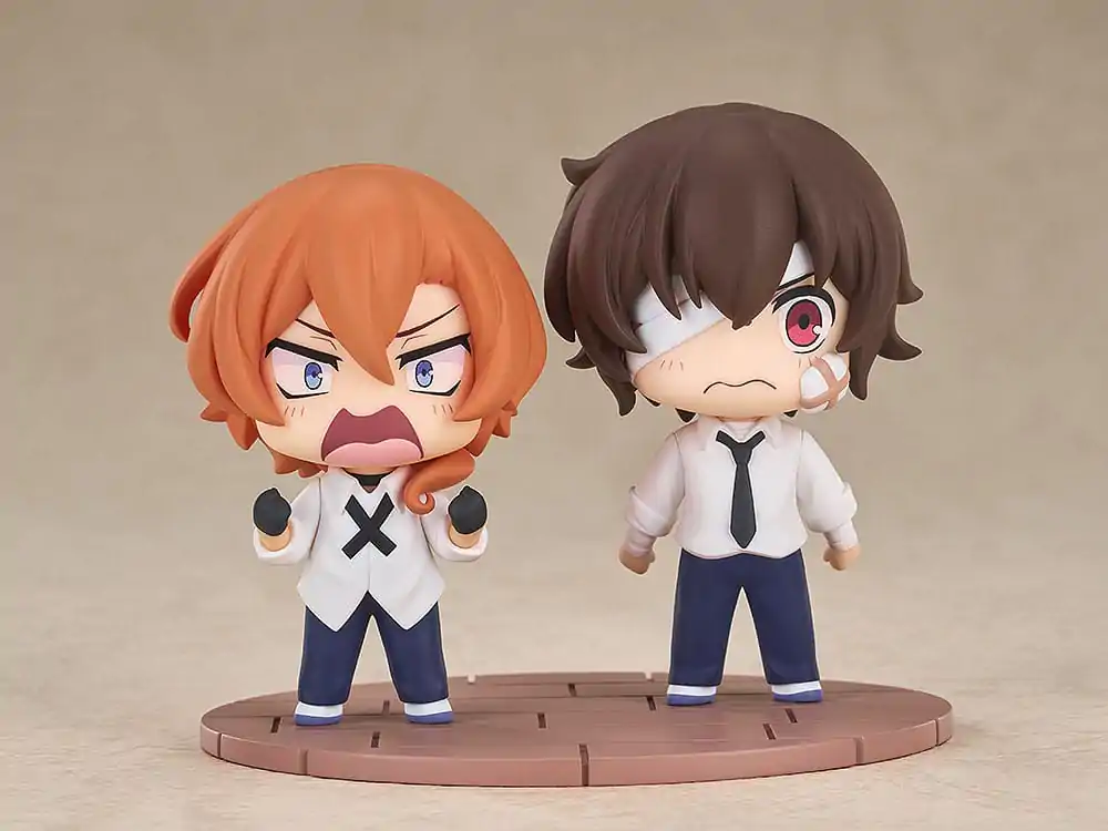 Bungo Stray Dogs Wan! Figurki Chibi Osamu Dazai & Chuya Nakahara: Fourteen-Year-Old Ver. 8 cm zdjęcie produktu