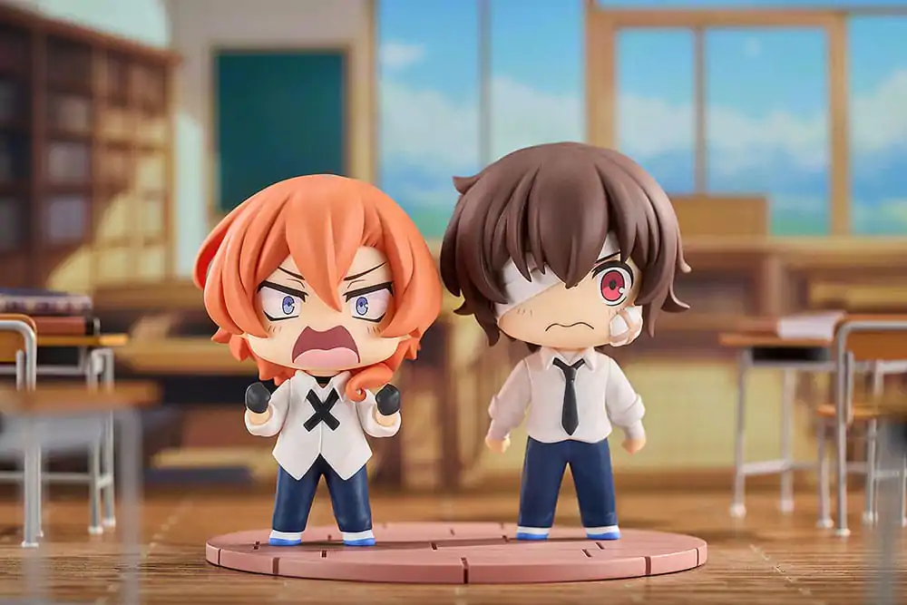 Bungo Stray Dogs Wan! Figurki Chibi Osamu Dazai & Chuya Nakahara: Fourteen-Year-Old Ver. 8 cm zdjęcie produktu