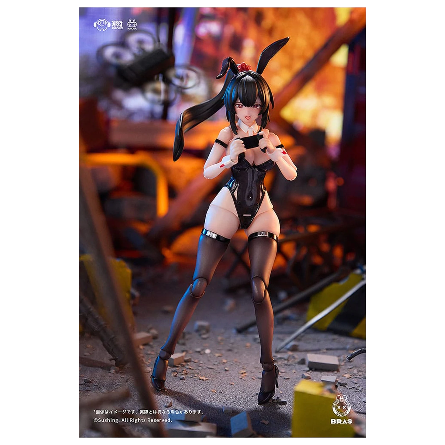 Bunny Rapid Action Squad figurka akcji 1/12 Attacker Runa 16 cm zdjęcie produktu
