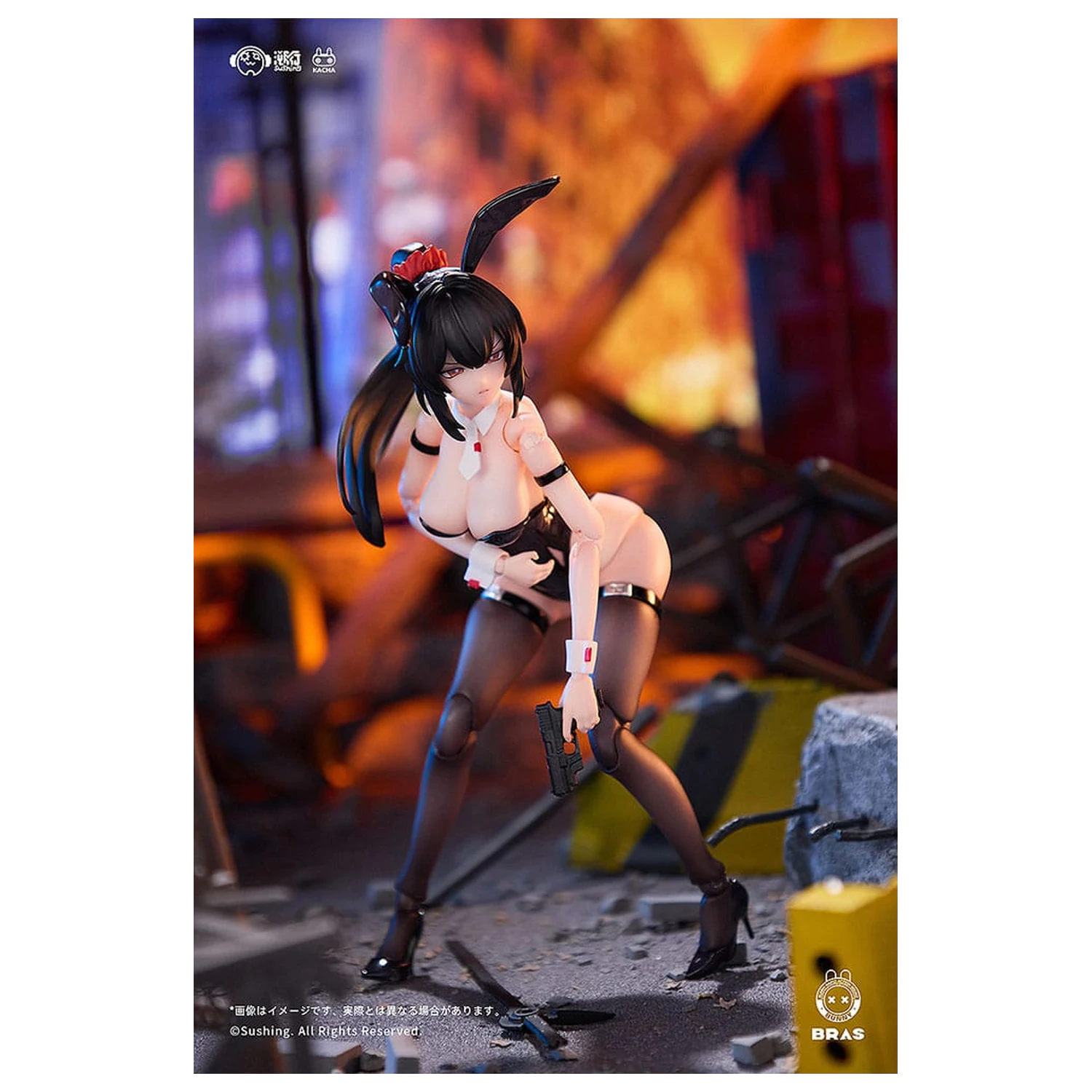 Bunny Rapid Action Squad figurka akcji 1/12 Attacker Runa 16 cm zdjęcie produktu