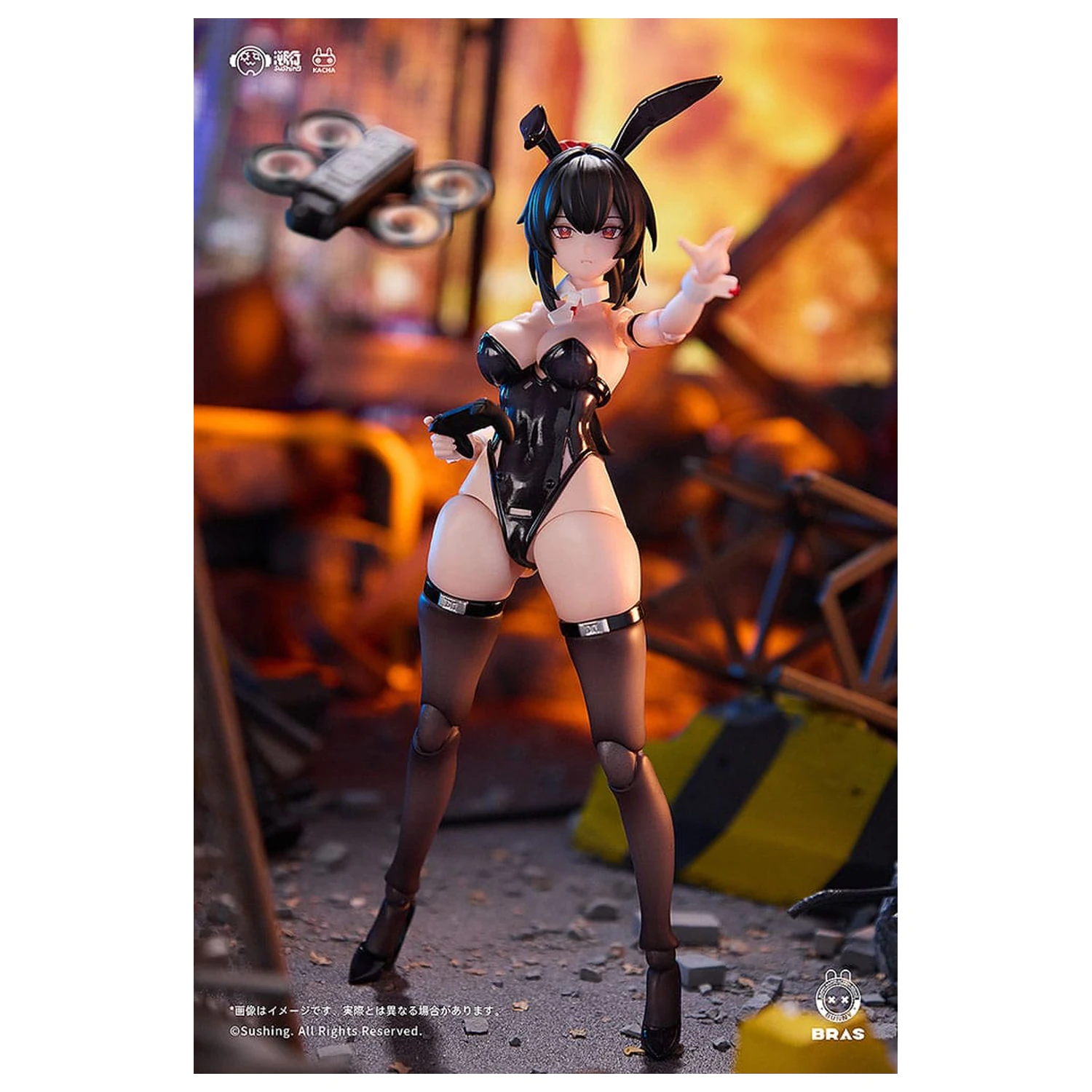 Bunny Rapid Action Squad figurka akcji 1/12 Attacker Runa 16 cm zdjęcie produktu