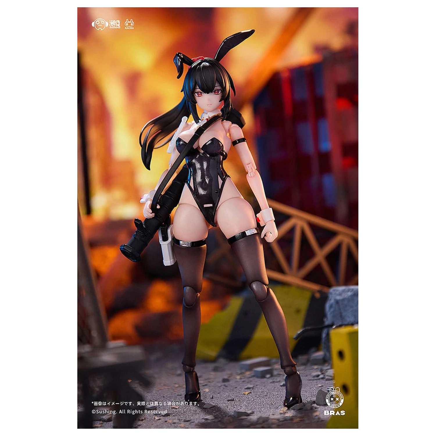 Bunny Rapid Action Squad figurka akcji 1/12 Attacker Runa 16 cm zdjęcie produktu