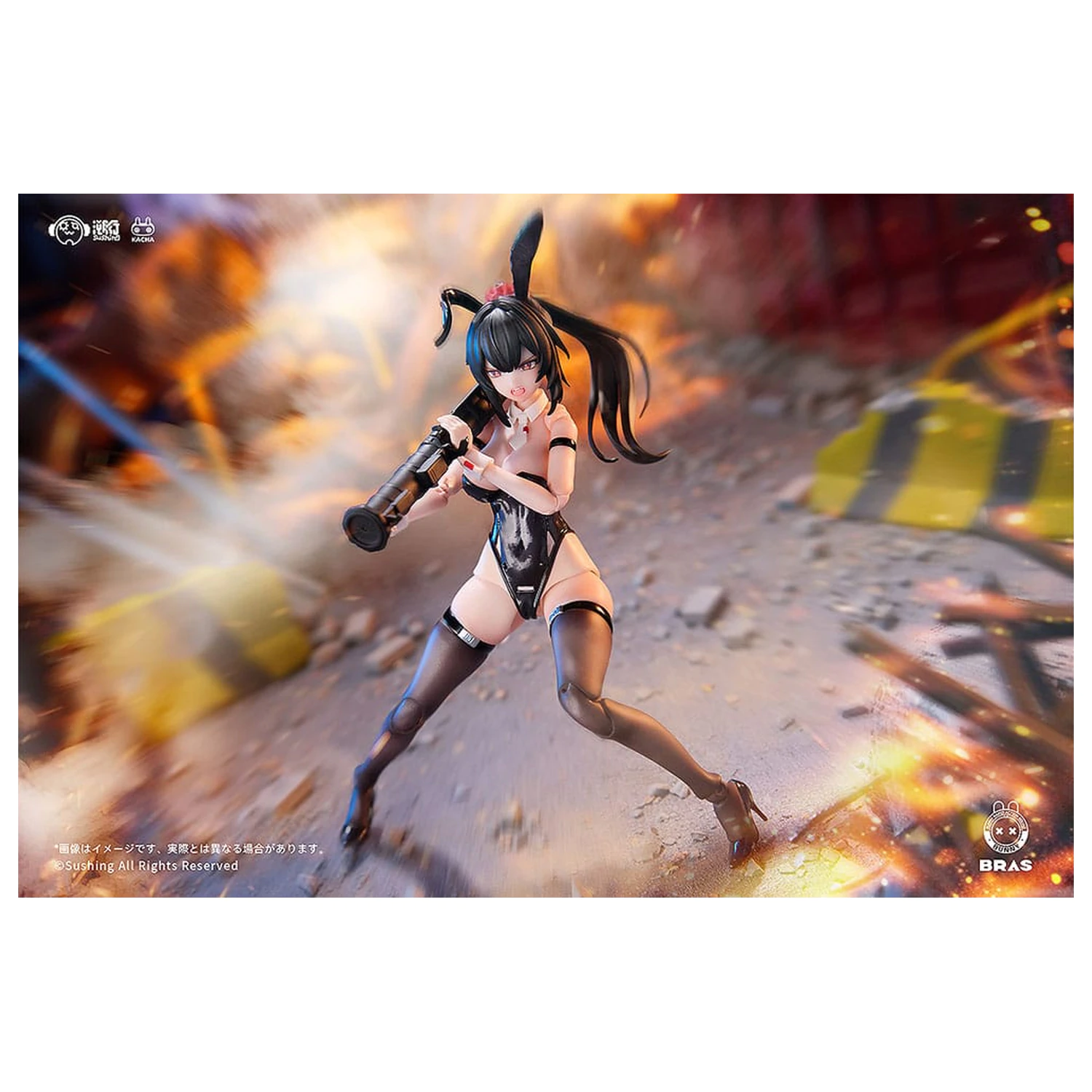 Bunny Rapid Action Squad figurka akcji 1/12 Attacker Runa 16 cm zdjęcie produktu