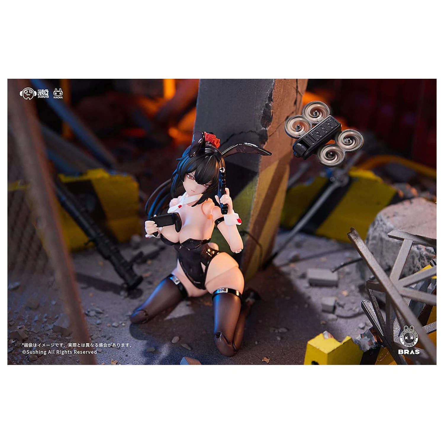 Bunny Rapid Action Squad figurka akcji 1/12 Attacker Runa 16 cm zdjęcie produktu